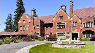 Exploring a majestic castle in Washington State  Welcome to Thornewood Castle 🏰 [upl. by Oidale]