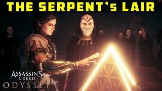 The Serpents Lair Gather Information on the Cultists  ASSASSIN’S CREED ODYSSEY [upl. by Nertie389]