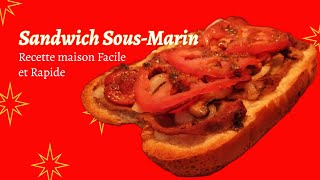 Un sandwich sousmarin qui vous fera saliver  boeuf et pepperoni [upl. by Hola]