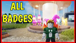 REALISTIC RAGDOLL PHYSICS ALL BADGES 2024 Roblox [upl. by Stepha]