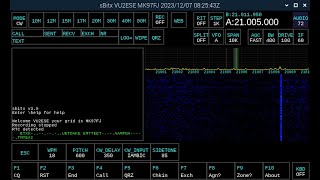 sBitxv3  CW operation [upl. by Anialram273]