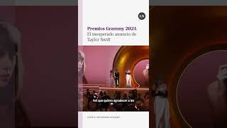 Premios Grammy 2024 el inesperado anuncio de Taylor Swift [upl. by Llemar]