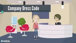 Business English Conversation Lesson 27 Company Dress Code [upl. by Dawna27]