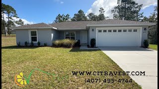 6670 N Bedstrow Blvd  4 Bedroom  2 Bath  Citrus Springs FL [upl. by Ynffit]