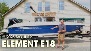 Discover Fun 2025 Bayliner Element e18  Woodard Marine [upl. by Bab497]