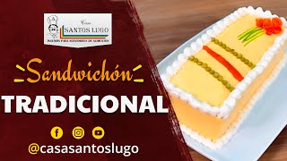 CÓMO HACER UN SANDWICHON TRADICIONAL ⭐RECETA FÁCIL⭐ [upl. by Yezdnil213]