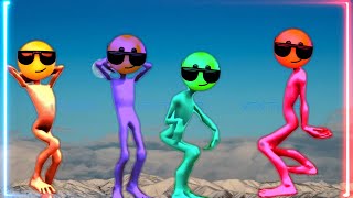 Alien dance VS Funny Alien😱😱😱  Dame Tu Cosita  Funny Alien dance  Green Alien Dance  Dance Song [upl. by Ylak535]