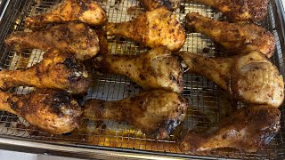 CRISPY OVEN BAKED CHICKEN LEGS [upl. by Zoller223]