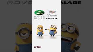 Range Rover VS Cadillac Escalade minions stylefunny foryou tiktok status trending carshorts [upl. by Eirual]