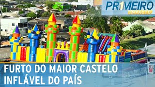 Empresário cai em golpe e perde castelo inflável gigante em transporte  Primeiro Impacto 221124 [upl. by Margherita]