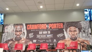 Live Crawford Vs Porter Post Fight Press Conference [upl. by Cilurzo565]