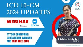 ICD 10 CM 2024 Coding Changes  Webinar [upl. by Sirenay]