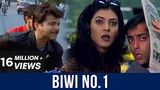 Biwi No1  All comedy Scenes  Salman Khan  Karishma Kapoor  Anil Kapoor  Pooja Entertainment [upl. by Patsy]