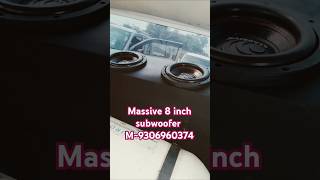 Massive dual subwoofer 8 inch 800 watts best output massive subwoofer musicsystem car audio [upl. by Ansell]