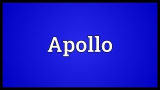 Apollo Meaning [upl. by Howard]