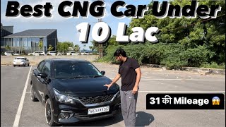 इस गाड़ी को CNG में लो ₹500 में 150Km Chlao😱Baleno CNG Top Model Ownership Experience After 10k Km [upl. by Reviel]