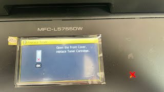 How to reset my Brother MFC L5755DW toner cartridge [upl. by Fischer510]