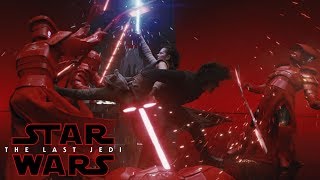 Snokes death  Rey amp Kylo Ren vs Praetorian Guards Canon [upl. by Baruch]