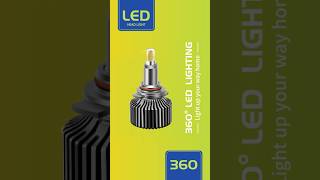 LED car headlight factory headlight lowvoltage testledheadlight360ledled360ledheadlightbulb [upl. by Drona]