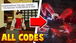 NEW ALL RO GHOUL CODES July 2020 Working Codes RC CELLS amp YEN Roblox [upl. by Inail278]