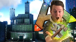 The Tek Castle Build  Unlimited Resource  ARK Survival Evolved [upl. by Aissila]