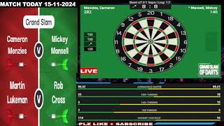 Grand Slam Of Darts QF Day 7  PDC Darts  2024 Mr Vegas Grand Slam Watch Along [upl. by Ergener]