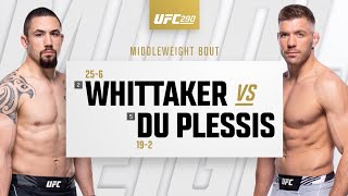 UFC 290 Robert Whittaker vs Driscus Du Plessis Highlights [upl. by Eirrak]