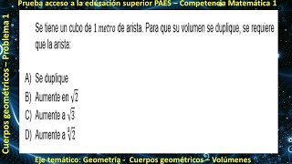 Geometría  Cuerpos geométricos  Problema 1 [upl. by Dlonra]