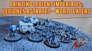 PAINTING LEGIONS IMPERIALIS LEGIONES ASTARTES  WORLD EATERS [upl. by Westbrooke]