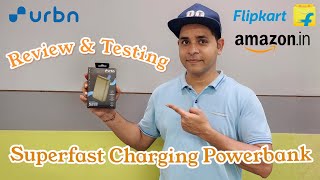 URBN Nano 225W Super Fast Charging Ultra Compact Power Bank  Review amp Testing  Best Power Bank [upl. by Ainav]