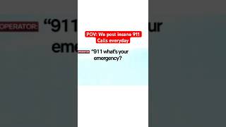 Why did he call 911😨 911 dispatch emergency 911calls [upl. by Assiruam]