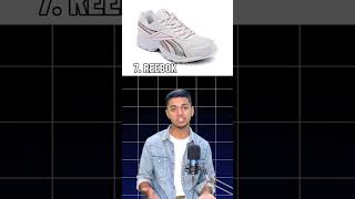 Top 10 Most Selling Shoes Brands In India shoes sneaker fashion nike adidas puma redtape [upl. by Ahselat817]