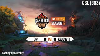 OP v Knowit Highlights  Kanaliiga Season 12 Upper  GSL BO3 [upl. by Hentrich77]