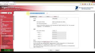 HOW TO Series How to setup wireless on Draytek 2920 [upl. by Ri]