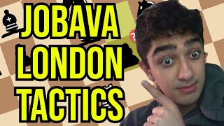 Tactics In Jobava London  Rapid Chess [upl. by Licastro]