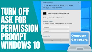 How to Turn Off Ask for Permission on Windows 10 Easy Method [upl. by Larine]