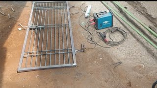 simple 10mm square bar gate design  electricalwelder [upl. by Keen]