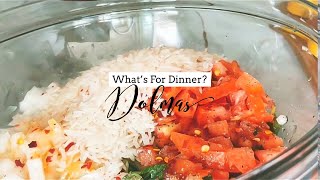 WHAT’S FOR DINNER Ep 019  First Time Making Dolmas [upl. by Alhan]