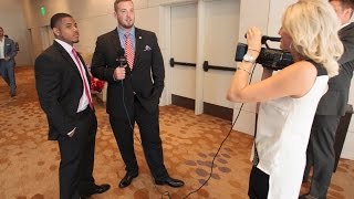 On the Mic Jared Kaster Tackles Big 12 Media Day [upl. by Calli]