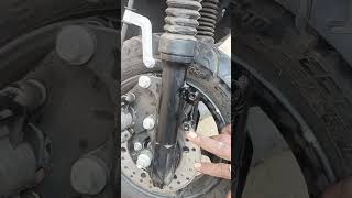 front shock mudguard hol repair e bike [upl. by Allemap]