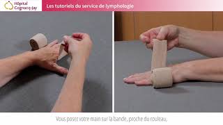 Tutoriel à destination des patients  Lautobandage de la main gauche [upl. by Anniram]