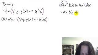 Prädikatenlogik Beispielbeweis [upl. by Doloritas748]