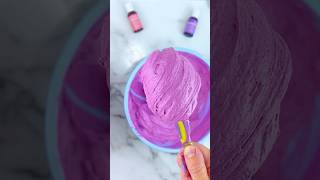 🩷 How to Make MAGENTA FUSCHIA BUTTERCREAM Frosting  Halloween Purple Witch Cake Tutorial shorts [upl. by Akehsyt]