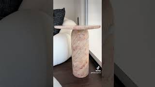 This pink travertine side table from 1stdibs is absolutely the perfect addiction to any girly space [upl. by Eat]