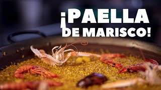 ¡Aprende la Paella de Marisco Auténtica [upl. by Hairu]