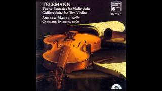 Telemann  12 Fantasias for Violin Solo No 2 [upl. by Ignazio]