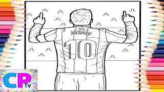 Messi Coloring PagesLionel Messi on IPadcoloringpagestv Disfigure  Blank NCS Release [upl. by Hakeber318]