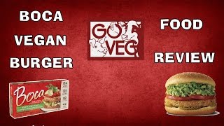 Boca Original Veggie Burger Vegan Food Review [upl. by Av]