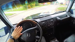 2004 Mercedes Benz G Class 40TD  POV Test Drive acceleration 0100 [upl. by Onia]