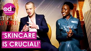 Lupita Nyongo amp Joseph Quinns 13 Step Plan To Surviving An Alien Attack [upl. by Inalej]